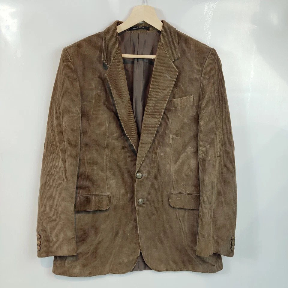 St Michael M&S Corduroy Blazer Jacket Men’s 42 Chest Made in UK Vintage Retro - Image 1 of 4