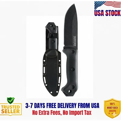 Cuchillo de hoja fija KA-BAR Becker Campanion Drop Point, 5,25", negro - BK2 Foto 1 de 3
