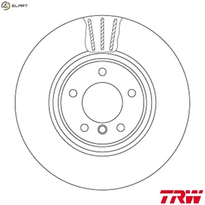 2x BRAKE DISC DF6609S FOR BMW 1/E82/Convertible/E88 N54B30A N55B30A 3.0L 6cyl - Picture 1 of 10