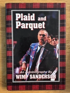Plaid and Parquet Autobiography Wimp Sanderson Alabama Basketball Coaching Book - Picture 1 of 2