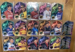 Lot (17) 1997 Wheels Jurassic Park Triceratops DieCut NASCAR Starter Set Cards - Picture 1 of 2