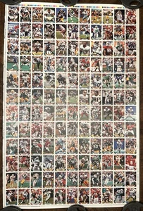 1993 Topps Football Uncut Sheets (2 Sheets) - Picture 1 of 13