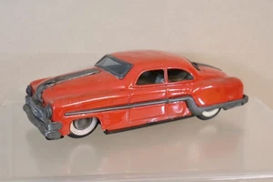 MINSTER DELUX JAPAN TIN 1950's PONTIAC CHIEFTAN FRICTION PUSH & GO TOY om - Picture 1 of 7
