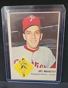 1963 FLEER #54 ART MAHAFFEY PHILLIES - Picture 1 of 2
