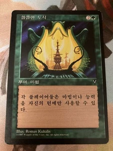 Mtg Vis City Of Solitary Korean With Scars Solidude Kr No Reprints Visions Old F - Picture 1 of 6
