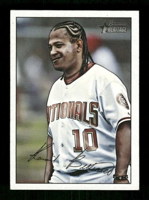 2007 Bowman Heritage #77 Ronnie Belliard NM Near Mint Nationals BXCP23 - Image 1 of 2