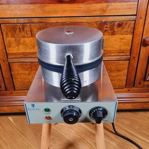 Máquina para hacer gofres eléctrica Royal Catering gofres belgas redondos 1300 W - Imagen 1 de 15