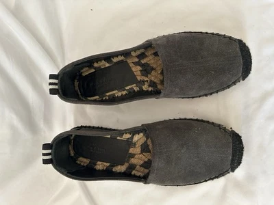 Espadrille feminino de camurça plana Rag and Bone azul marinho ótimo estado tamanho 38,5 - Imagem 1 de 4