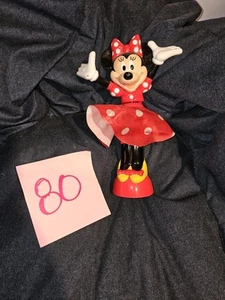 Vintage Disney World Minnie Mouse Spinning Dress Figure Spinner Toy Dots - Picture 1 of 5