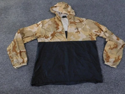 耐克 SB 夹克男式中号迷彩黑色 Anorak 风衣套衫 803455-248 — 第 1/4 张图片