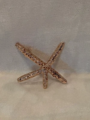 Starfish Hair Clip Gold Small Barrette New With Out Tags NWOT - Image 1 of 2