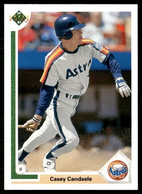 1991 UPPER DECK CASEY CANDAELE HOUSTON ASTROS #511 - Image 1 of 2