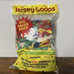 VINTAGE WOOL NOVELTY CO JERSEY LOOPS BIG VALUE PACK 350 LOOPERS SEALED NEW - Picture 1 of 7