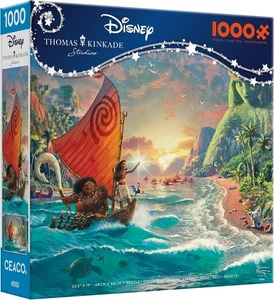 Ceaco - Thomas Kinkade Disney Dreams - Moana - 1000 Teile Jigsa Spielzeug - Bild 1 von 8