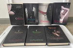 Lot of 7 A House of Night Series Books P. C. Kristen Cast 3 HC 4 PB - Picture 1 of 7