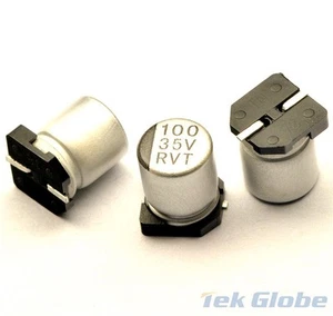 20PCS 100UF 35V SMD Condensatori Elettrolitici Alluminio 6X7mm - Foto 1 di 1