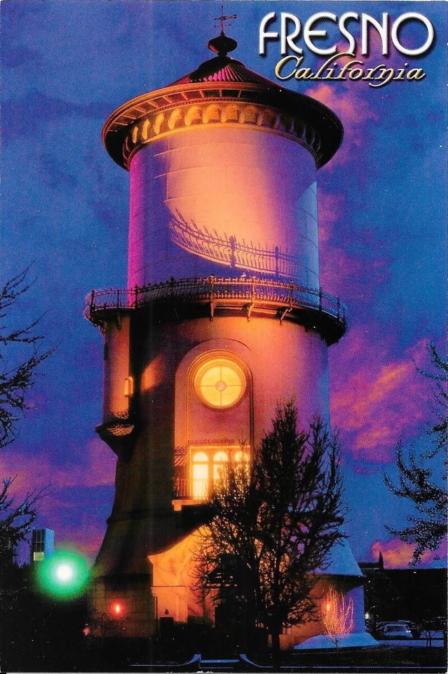 Ak Fresno (Kalifornien), Wasserturm - Bild 1 von 1