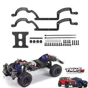 LCG Carbon Fiber RC Chassis Kit Frame Girder for 1/18 RAXXAS TRX4M Crawler Car - Picture 1 of 9