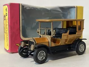 VINTAGE MATCHBOX 1:43 Y-5 1907 PEUGEOT BRONZE & BLACK DIECAST MODEL CAR BOXED - Picture 1 of 7