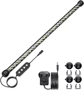 SEAOURA Luce Led per Acquario Timer Luci Sommergibili per Acquario Serbatoio Pesci 48CM - Foto 1 di 6
