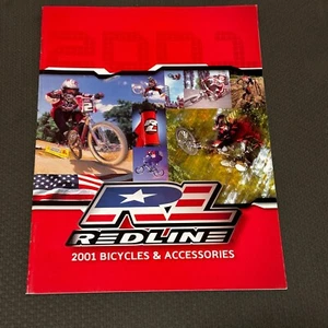 Vintage 2001 Redline Bicycles Catalog Freestyle BMX Bike Collectable Accessories - Picture 1 of 24
