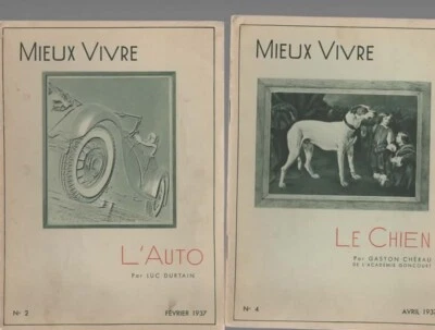 BEAU LOT de 4 fascicules MIEUX VIVRE RAMUZ GROS DURTAIN CHEREAU - Photo 1/2