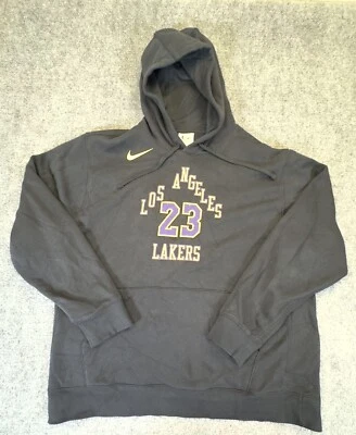 Sudadera con capucha negra Lebron James Nike de Los Angeles Lakers edición City 23 NBA Foto 1 de 4