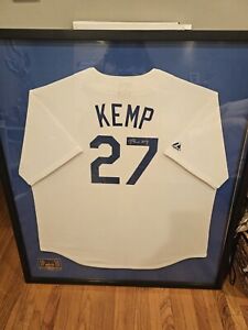 Matt Kemp Autographed Jersey - Framed