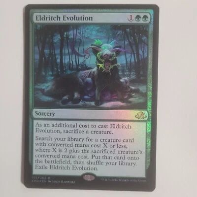 FOIL Eldritch Evolution MTG Eldritch Moon LP Green Rare Modern Search 155/205 - Image 1 of 2
