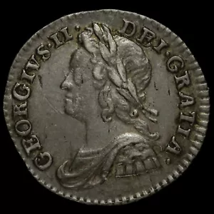 More details for 1746/6 george ii early milled silver maundy penny