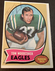 TOM WOODESHICK Personally Autographed Signed 1970 NFL TOPPS Card EAGLES FreeShip