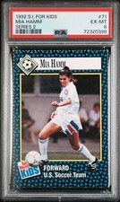 1992 Sports Illustrated for Kids SIFK Mia Hamm 71 USWNT GOAT Rookie RC PSA 6