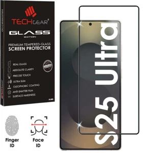 TECHGEAR Full TEMPERED GLASS Screen Protector For Samsung Galaxy S25 Ultra - Picture 1 of 9
