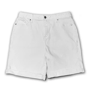 Vera Wang, weiße 5 Pocket Jeansshorts mit Stretch, Gr. 12 - Bild 1 von 5