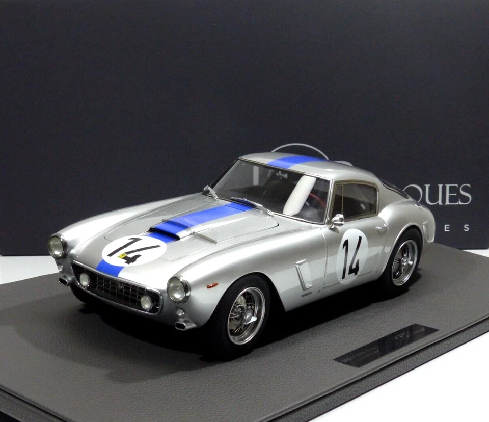 Ferrari 250 GT SWB 3.0L V12 #14 Argento 3° 24H LeMans 1961 1:12 Top Marques - Immagine 1 di 4