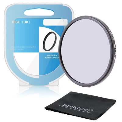 77mm Neutral Density ND4 Filter for Nikon Camer camera lens With case & cloth - Image 1 of 4