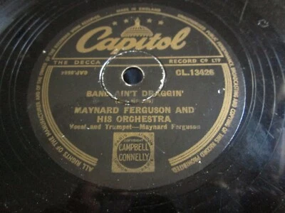 Maynard Ferguson And His Orchestra: Band Ain't Draggin' 10” 78 RPM Shellac 1950 - Image 1 of 2