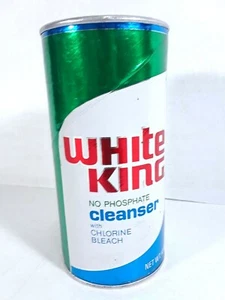 Limpiador King Blanco De Colección Nuevo Antiguo Stock Sellado con Blanqueador de Cloro - Imagen 1 de 4