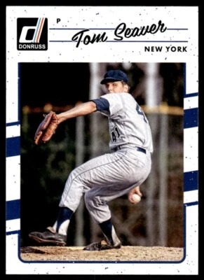 2017 Donruss Baseball Card Tom Seaver New York Mets #189 - Image 1 of 2