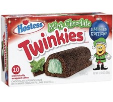 6 Boxes HOSTESS USA LIMITED EDITION TWINKIES MINT CHOCOLATE 13.58 OZ (385g)