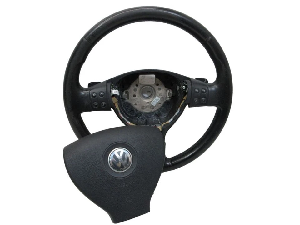 Lenkrad Schwarz Multifunktion Schaltwippen passt für VW  PASSAT VARIANT (3C5) 2. - Bild 1 von 4