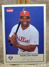 2005 Fleer Marlon Byrd Baseball Card #134 Philadelphia Phillies FREE S&H