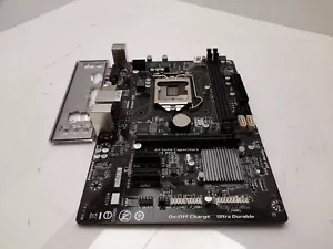 Placa madre Gigabyte GA-H81M-DS2V zócalo LGA1150 DDR3 MicroATX con escudo de E/S - Imagen 1 de 5