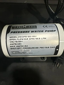WASSERMAN RV/MARINE PRESSURE WATER PUMP 4WDP5-55-115V - Picture 1 of 4