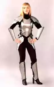 Medieval Dama Armadura Coraza Chaqueta Falda "Reina de los Elfos" Regalo Halloween - Imagen 1 de 4