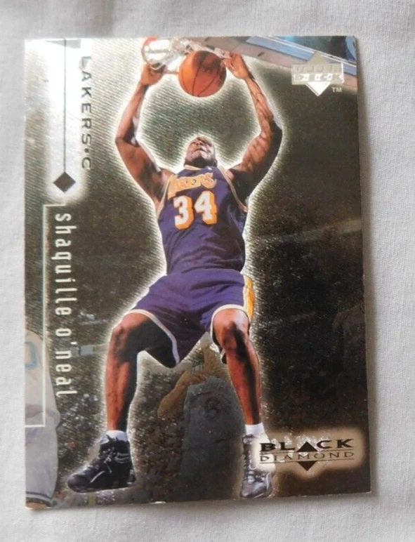 1999 Upper Deck Black Diamond #45 Shaquille O’Neal Lakers Basketball Card nm-mt+ - Image 1 of 1