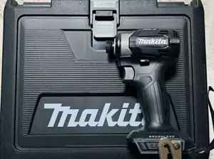 Destornillador de impacto Makita TD173DZB negro 18V TD173DZ cuerpo solo con estuche de plástico - Imagen 1 de 6