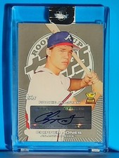 CHIPPER JONES 2005 TOPPS ROOKIE CUP AUTO BRAVES HALL OF FAME LEGEND 🔥🔥🔥