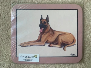 ONLY 1 LEFT - New Great Dane MOUSE PAD Non-Slip on Plain Beige Background - Picture 1 of 1