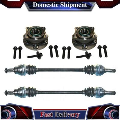 Rear CV Axle Shaft Joint Wheel Bearing and Hub Assembly For 2005-14 Volvo XC90 - Image 1 of 4